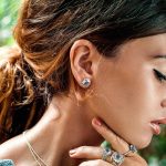 Labradorite earrings